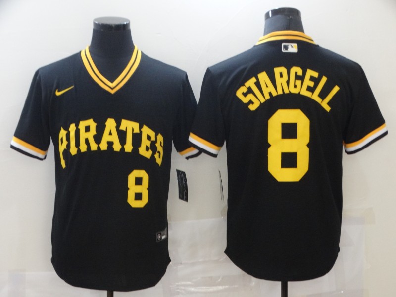 Men's Pittsburgh Pirates Active Player Custom Black Stitched Baseball Jersey